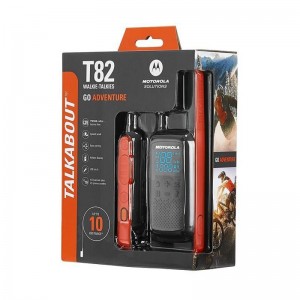 Walkie Talkie Motorola TLKR T82 (8 Canais, 10Km) - Pack 2
